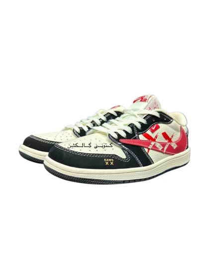 کتانی نایکی ایر جردن وان لو تراویس اسکات کاز Nike Air jordan 1 Low Travis Scott kaws