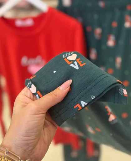 بلوز و شلوار سایز بزرگ نخ پنبه سکسن کد40831