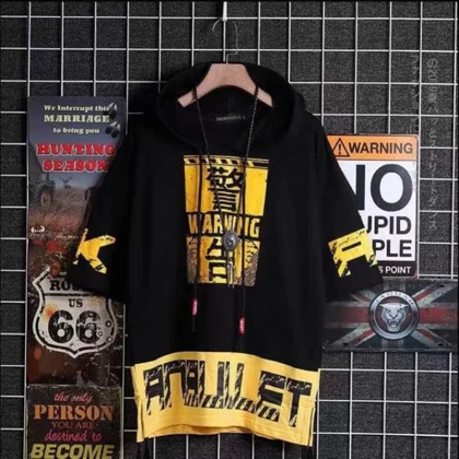 تیشرت کلاهدار خفن