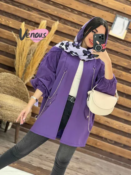 مانتو داکرون زنجیردار