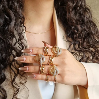 انگشتر نمادار ژوپینگ مدل گره