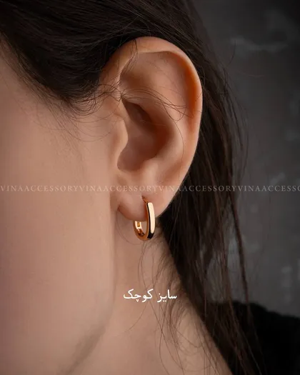 گوشواره بیضی مینیمال
