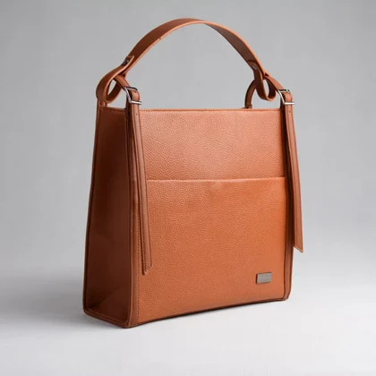 کیف دوشی دانشجویی چرم زنانه روشا