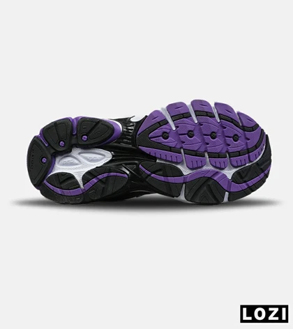 کفش کتانی مردانه و زنانه طوسی بنفش Saucony pro grid omni 8 مدل 8899