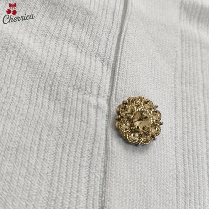 بلوز آستین کوتاه جلو دکمه نما کد 3