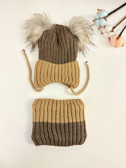 کلاه و شالگردن بچگانه دخترانه و پسرانه