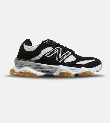 کفش کتانی مردانه و زنانه مشکی سفید NEW BALANCE 9060 مدل 8104