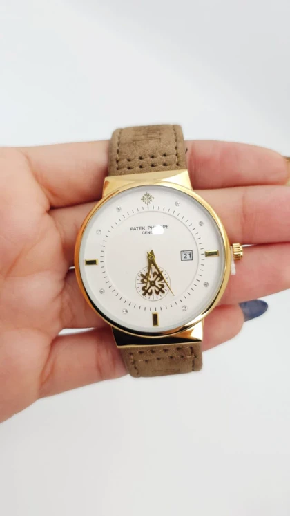 ساعت مچی زنانه پتک فیلیپ Patek Philippe موتور کوارتز باکیفیت و طراحی زیبا