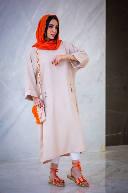 مانتو لوئیز جودون بلند ژاکلین