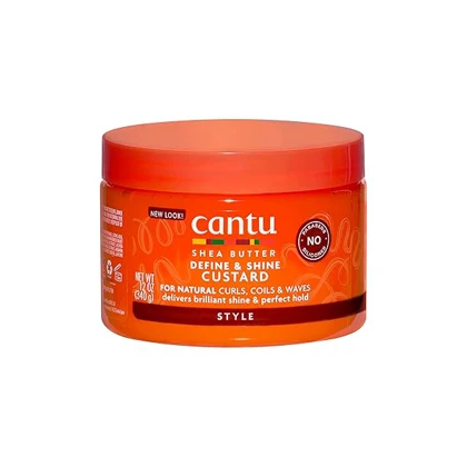 کاستارد حالت‌دهنده و فرکننده مو شی باتر کانتو Cantu Shea Butter Hair Curling Custard