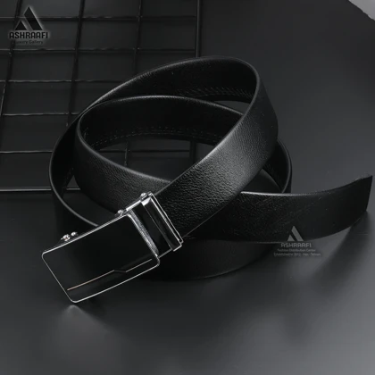 کمربند مردانه سگک ریلی Leather Ratchet Belt BL156