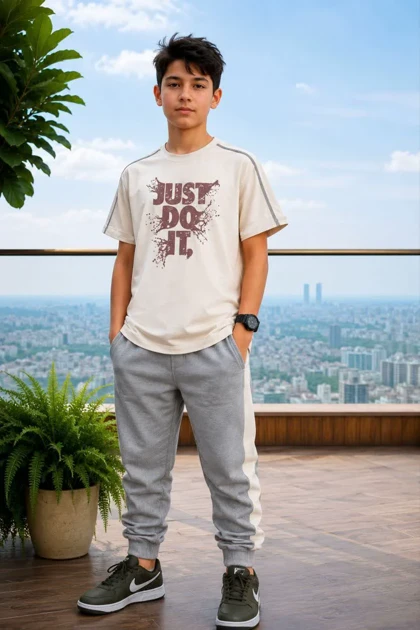 ست تیشرت شلوار پسرانه JUST DO IT در 4 سایز