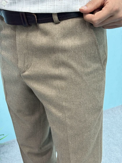 شلوار پارچه‌ای طرحدار مردانه _ پارچه جکوار دوبرکش قواره کلاسیک