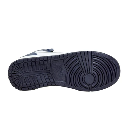 کتانی اسپرت مردانه مدل نایک ایرجردن1 ساق‌دار Nike Air jordan1 رنگ سفید سرمه‌ای کد 51369