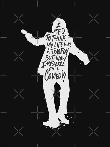 تیشرت کلاسیک جوکر | تیشرت CLASSIC Joker طرح Joker - I used to think my life کد 110674