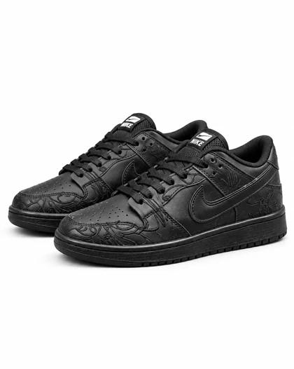 کتانی مردانه مدل نایک جردن SB گلدوزی مشکی Nike Jordan