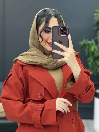 بارانی شش دکمه پشت پاگن