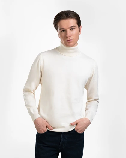 پلیور یقه اسکی مردانه کد M0902