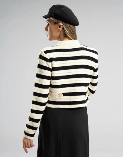 ژاکت رینگر دکمه طلایی