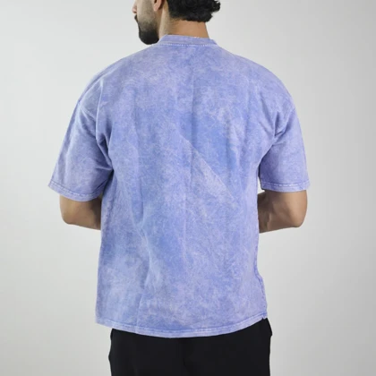 تیشرت باکسی اسپرت سنگشور مدل ZRA-4B0293 نیلی روشن