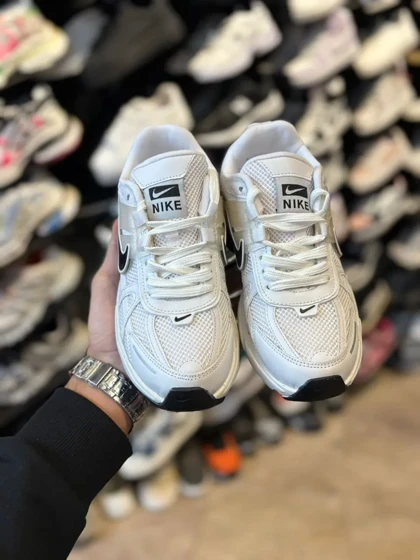 کتانی زنانه V2Kسفید بغل مشکی