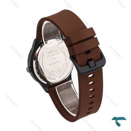 ساعت رسپینا زنانه بند قهوه ای Respina-7029-L