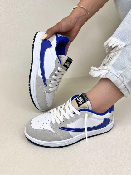کتانی زنانه ایر جردن وان لو اسکات تراویس نایک AIR jordan 1 | کتانی ونس زنانه ایر جردن وان لو اسکات تراویس نایک AIR jordan 1 low Travis Scott کد 943 کد 351