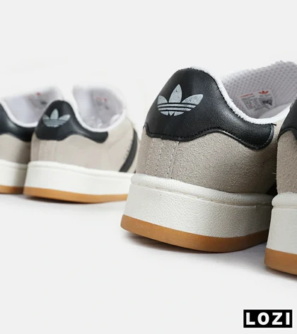 کفش کتانی زنانه و مردانه کرم مشکی ADIDAS Campus مدل 5720