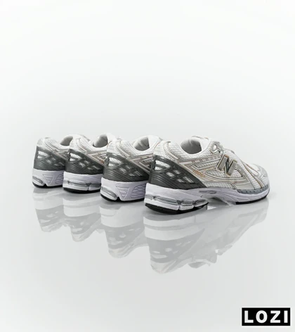 کفش کتانی سفید طوسی طلایی Newbalance 1906R