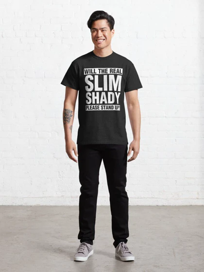 تیشرت امینم طرح Eminem Merch Please Stand Up کد 171743