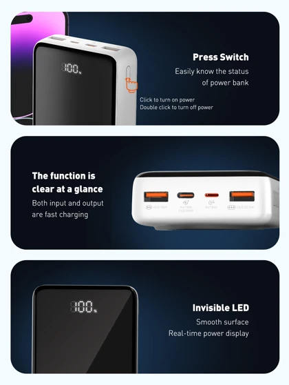 پاور بانک بی سیم ارو مدل ARP20W