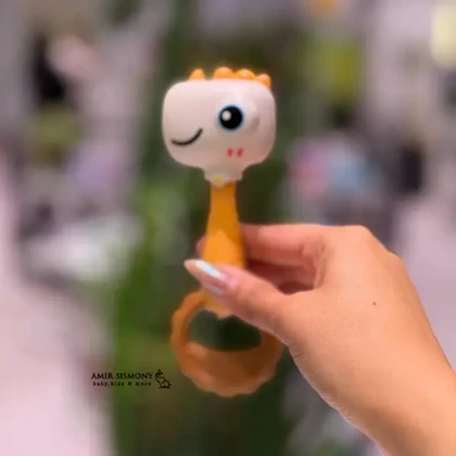 ست جغجغه باکسی کرم نارنجی