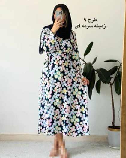 پیراهن ساحلی گل دخت 3