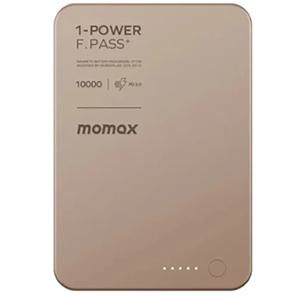 پاور بانک 10000 تایپ‌سی 30 وات مومکس Momax IP158 با قابلیت اتصال مگنتی به گوشی