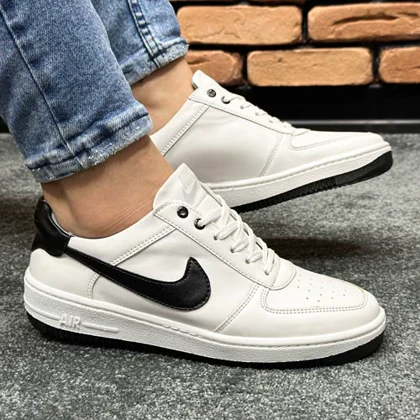 کفش کتانی اسپرت مردانه رنگ سفید مدل نایک NIKE AIR FORCE