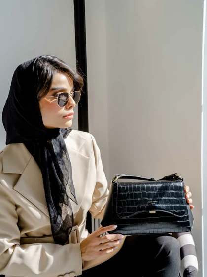 کیف دوشی زنانه دیوید جونز مدل CM-6639