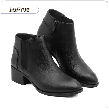 نیم بوت زنانه چرم تبریز مدل B620