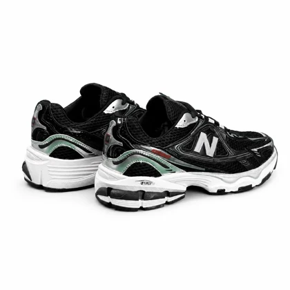 کفش کتانی مردانه مدل نیوبالانس مشکی سفید New BALANCE 740