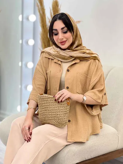 شومیز دو جیب آریانا