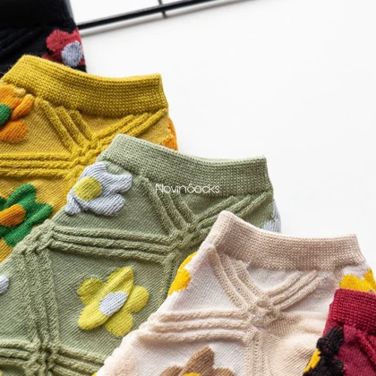 جوراب مچی طرح اطلسی