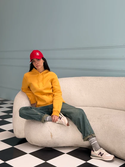 هودی اورجینال مکس خردلی/Original Max Hoodie
