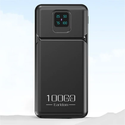 پاوربانک یو اس بی 2.1 آمپر 10000 ارلدام ET-PB64