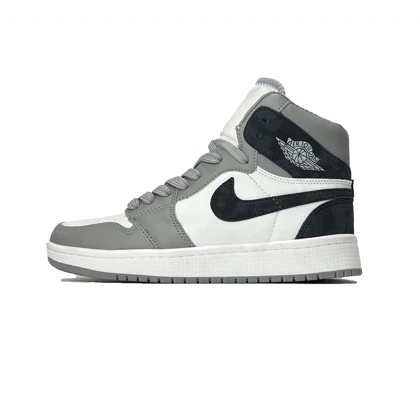 کفش روزمره جردن 1 ساق‌دار طوسی سرمه ای