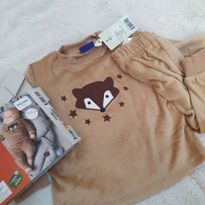 ست دورس و شلوار نوزاد لوپیلو کد Z-TE43