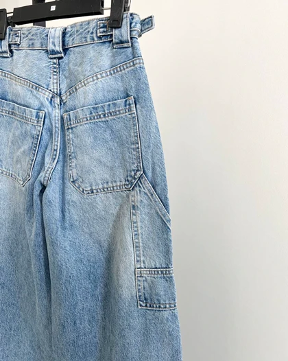 شلوار جین ابی BERSHKA🧊