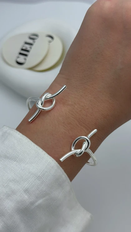 بنگل دو گره نقره ای