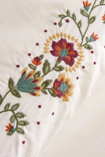سرویس روتختی دو نفره Karaca Home مدل Dornel 100٪ پنبه - سفید