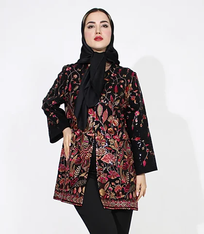 مانتو سوزن دوزی کد 556