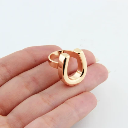 انگشتر دخترانه طرح U