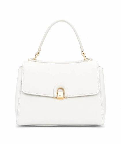 کیف دستی زنانه چرم مصنوعی قفل دار دسته دار دیوید جونز DAVIDJONES